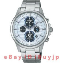 Seiko Spirit Smart Sbpy027 Solar Analog Multi-dial Watch