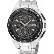 Seiko Stainless Steel Alarm Chrono Watch SNAB09