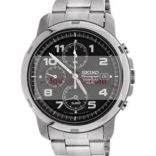 Seiko Titanium Military Chronograph SNA113P1 Mens Watch