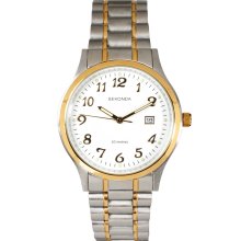 Sekonda Two Tone Bracelet Watch Silver