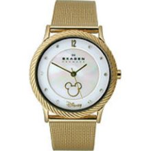 Skagen Disney Mickey Silhouette Steel Mesh Women's watch