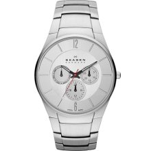 Skagen 'Link' Round Bracelet Watch