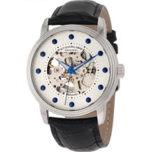 Stuhrling 107d 33152 Classic Helios Automatic Skeleton Silver-tone Men's Watch