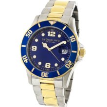 Stuhrling Original Clipper Men's Blue Dial Steel Watch