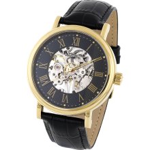 Stuhrling Original Men's 'Montague' Mechanical Skeleton Watch