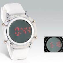 Stylish Digital Watch (White)