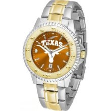 Suntime Texas Longhorns Competitor AnoChrome Two Tone Watch