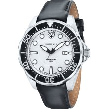 Swiss Eagle Men's SE Ballast White Black Watch (Ballast White Black Watch)