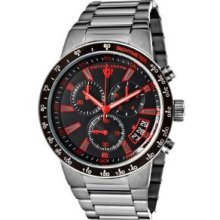 Swiss Legend 10057-GM-11-RDA Men's Endurance Chronograph Black Dial Gu