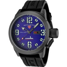 Swiss Legend Men's 'Submersible' Black Silicone Watch ...