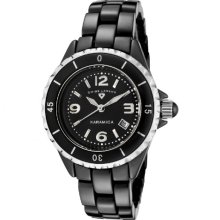 SWISS LEGEND Watches Women's Karamica Black Bezel Black High-Tech Cera