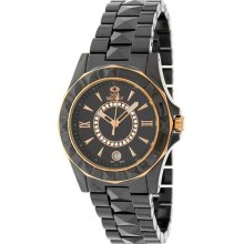 Swiss Precimax Women's Fiora SP13169 Black Ceramic Swiss Quartz W ...