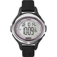 Timex Ironman Allday 50-Lap Black Silicone MS Watch #T5K500