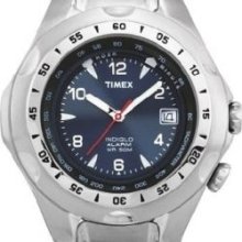Timex Men's T19281 Classic Alarm Stainless Steel Bracelet Watch