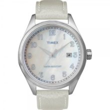 Timex Men's Watch With Mop Dial And An Expander - T2n408