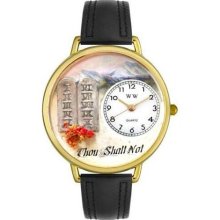 Unisex Ten Commandments Watch in Gold ...