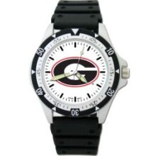 UNIV OF GEORGIA OPTION WATCH WITH PU STRAP