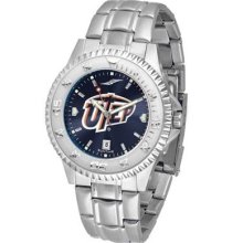 UTEP Miners Men's Stainless Steel Dress Watch