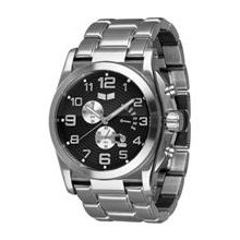 Vestal De Novo Watch - Silver / Silver / Black