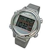 VibraLITE 12 Vibrating Watch with Stainless Steel Band