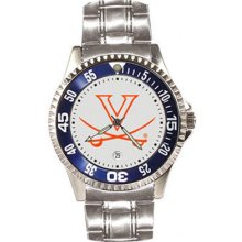 Virginia Cavaliers Competitor Steel Watch Sun Time