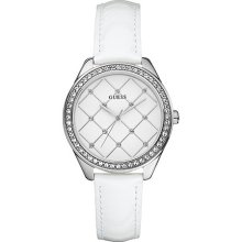 Watch Guess Netted W60005l1 WomenÂ´s White