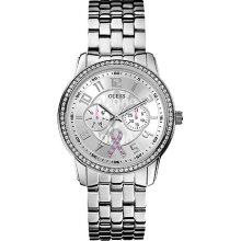 Watch Guess Sparkling Pink W0032l1 WomenÂ´s Silver