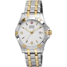 Wenger Alpine Elite Men's Watch, Two Tone Stainless Steel, Clasp: Divers Buckle