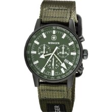 Wenger Commando Wper Hunter Green Dial Nylon Strap