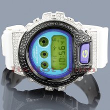 White Black Crystal G-Shock Watch DW-6900