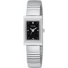 Women Pulsar PPH515 Dress Stainless Steel Black Dial Expansion