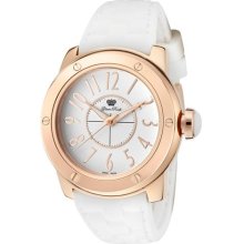 Women's Aqua Rock White Dial White Silicone ...