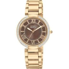 Women's DOrsay Rose Gold Case and Bracelet Brown