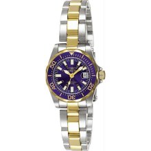 Women's Two Tone Stainless Steel Sapphire Pro Diver Blue Dial