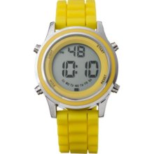 Xhilaration Yellow Rubber Bumpy Digital Watch